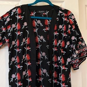 Beautiful Flowered Kimono Style Jacket